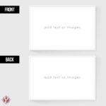 6" x 9" Custom Printed Postcards – Personalized Printable Post Cards w/Your Choice of Text & Graphic – 2 Sided Print on Thick Gloss Card Stock – Perfect for Promotions, Direct Mail, etc - Image 2