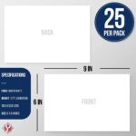 6" x 9" Custom Printed Postcards – Personalized Printable Post Cards w/Your Choice of Text & Graphic – 2 Sided Print on Thick Gloss Card Stock – Perfect for Promotions, Direct Mail, etc - Image 8