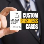 800 Pcs Custom Business Cards Personalized Postcards for Small Business 300gsm Paper Front & Back Sides Printed 3.5" x 2" - Add Photo/Text/Logo