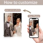 Custom Canvas Prints With Your Photos Wall Art Home Decor Personalized Framed Canvas Prints Customized Canvas Picture Gifts for Couple Boyfriend Girlfriend Dog Baby Family Mom Dad | 16x20 - Image 7