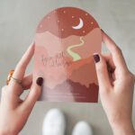 Connectinink Custom Arch Shape Postcards | Half Circle | Upload Photo/Text/Logo | Gloss Paper | Double-Sided Print | Horizontal or Vertical | Wedding Invitations | Thick 14 pt. Papers - Image 2