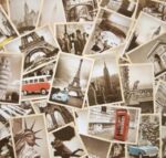 Connectinink 150 PCS 1 Set Vintage Retro Old Travel Postcards for Worth Collecting
