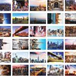 200 National Parks Postcard Set, US Travel Posters Illustrations Postcards, New York Post Cards for Students Teachers Mailing Teen Dorm Bedroom Room Decor, 4x6 Inch New York