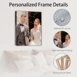 Custom Canvas Prints With Your Photos Wall Art Home Decor Personalized Framed Canvas Prints Customized Canvas Picture Gifts for Couple Boyfriend Girlfriend Dog Baby Family Mom Dad | 16x20 - Image 6
