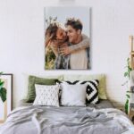 Custom Canvas Prints With Your Photos Wall Art Home Decor Personalized Framed Canvas Prints Customized Canvas Picture Gifts for Couple Boyfriend Girlfriend Dog Baby Family Mom Dad | 16x20 - Image 4