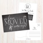 Connectinink Set of 100 We've Moved Postcards, Change of New Address Moving Announcements, House Warming Gifts, We Have Just Moved Note Cards, Pack of Real Estate Home Postcard Announcement - Image 5