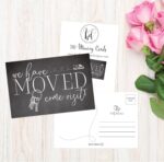 Connectinink Set of 100 We've Moved Postcards, Change of New Address Moving Announcements, House Warming Gifts, We Have Just Moved Note Cards, Pack of Real Estate Home Postcard Announcement - Image 3